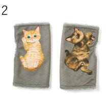 將圖片載入圖庫檢視器 Felissimo貓部 日本正版 小貓肚臍向上~ 輕輕地睡在手心的柔軟露指手套 - 三款可選
