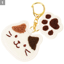 將圖片載入圖庫檢視器 Fuku Fuku Nyanko 日本正版 貓臉相良刺繡吊飾 - 兩款可選
