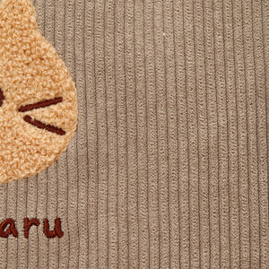 Fuku Fuku Nyanko 日本正版 貓咪燈芯絨側背袋Totebag - 兩款可選
