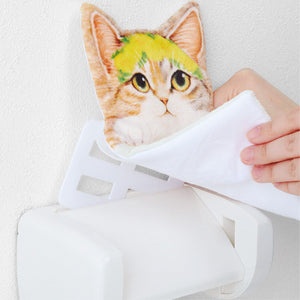 Felissimo 貓部 日本製 花的貓咪妖精衛生卷紙套 - 三款可選
