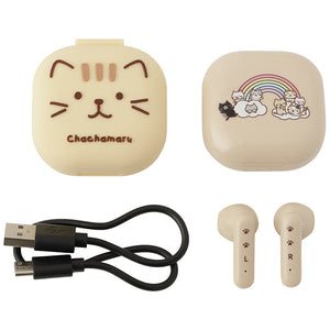 Fuku Fuku Nyanko 日本正版 貓咪無線藍芽耳機連矽膠套- 三款可選