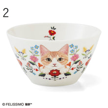 將圖片載入圖庫檢視器 Felissimo 貓部 日本製 花與小貓深型碗 - 四款可選

