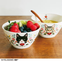 將圖片載入圖庫檢視器 Felissimo 貓部 日本製 花與小貓深型碗 - 四款可選
