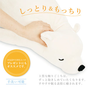 LIV HEART 日本正版「恰眼瞓NEMU NEMU」系列 企鵝公仔身體長款抱枕 （M/L）