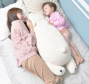 《特賣》LIV HEART 日本正版「恰眼瞓NEMU NEMU」系列 三色貓公仔身體特大長款抱枕（BIG）