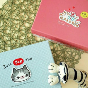O-CAT不理貓 台灣直送 上下蓋收納禮物盒（M） -兩款可選