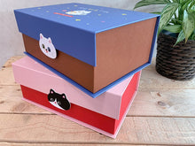 將圖片載入圖庫檢視器 O-CAT不理貓 台灣直送 小清新貓頭收納禮物盒S/M/L -兩款可選
