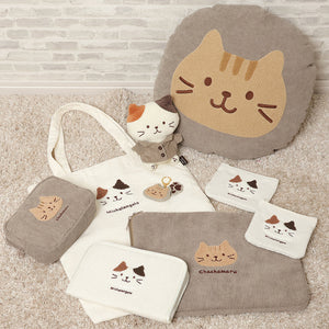 【預訂】Fuku Fuku Nyanko 日本正版 貓咪燈芯絨多功能多夾層風琴包 - 兩款可選