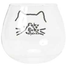 將圖片載入圖庫檢視器 【預訂】Fuku Fuku Nyanko 日本正版 貓咪耐熱不倒翁玻璃杯(450ml)- 三款可選
