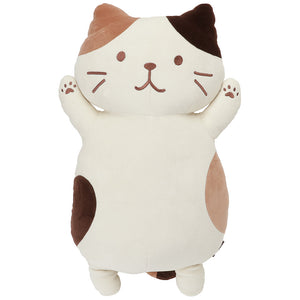 Fuku Fuku Nyanko 日本正版 貓咪擁抱公仔抱枕（50cm）- 三色貓、茶虎貓、灰八分貓
