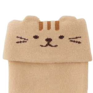 Fuku Fuku Nyanko 日本正版 貓咪涼感抗菌除臭摺疊中筒襪 - 六款可選