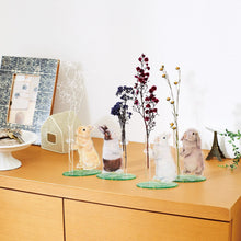 將圖片載入圖庫檢視器 Felissimo YOU+MORE! 日本製 來自兔子的鮮花禮物迷你花瓶 - 四款可選
