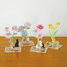 將圖片載入圖庫檢視器 【預訂】Felissimo 貓部 日本製 陪伴您與貓咪的生活  任何時候也優美  花卉亞克力裝飾托盤 - 四款可選
