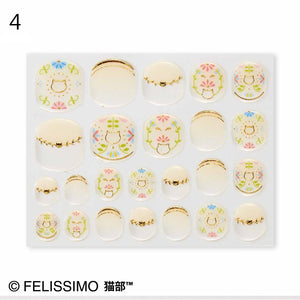 Felissimo貓部  日本製 森系貓咪樹脂美甲貼系列 - 四款可選