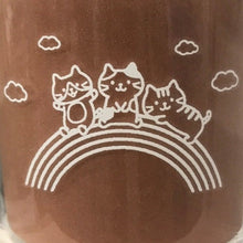 將圖片載入圖庫檢視器 【預訂】Fuku Fuku Nyanko 日本正版 貓咪耐熱堆疊玻璃杯(420ml)- 三款可選
