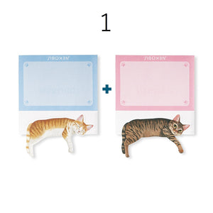 Felissimo貓部 日本製正版 超relax貓咪便條紙 - 四款可選