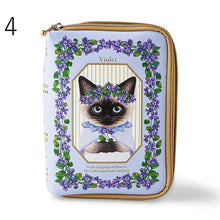 將圖片載入圖庫檢視器 Felissimo 貓部 日本正版 花的貓咪妖精 植物圖鑑風收納包 - 四款可選
