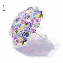 將圖片載入圖庫檢視器 Felissimo YOU+MORE! 日本正版 在下雨的天空中盛放 繡球花的雨傘 - 三款可選

