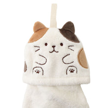 將圖片載入圖庫檢視器 Fuku Fuku Nyanko 日本正版 坐姿貓咪抹手毛巾- 四款可選
