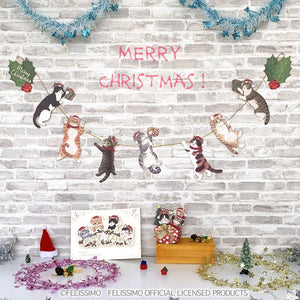 Felissimo 貓部 日本正版 貓咪彈出禮物盒立體聖誕卡