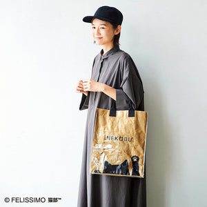 【預訂】Felissimo貓部 日本直送 NEKOBU可愛貓咪PVC購物紙袋風手提包