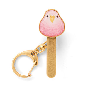 Felissimo YOU+MORE! X 小鳥部 日本正版  鑰匙在這裡啊～鸚鵡鑰匙夾 - 四款可選