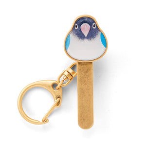 Felissimo YOU+MORE! X 小鳥部 日本正版  鑰匙在這裡啊～鸚鵡鑰匙夾 - 四款可選