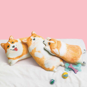 Felissimo YOU+MORE! 日本正版 可愛哥基犬枕頭套 - 三款可選