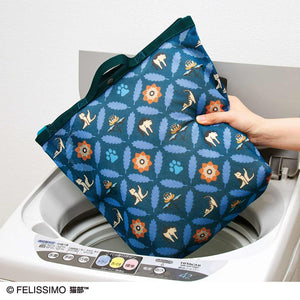 【預訂】Felissimo貓部  日本正版 瑜珈貓民族風洗衣袋 - 三款可選