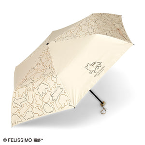 【預訂】Felissimo貓部 日本正版 防曬就交給喵咪吧! 雉虎貓的晴雨兩用傘
