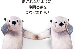 Felissimo YOU+MORE! 日本正版 充滿可愛習性的海獺生態收納包