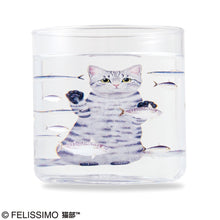 將圖片載入圖庫檢視器 Felissimo 貓部 日本製 好想吃魚～像是在水族館盯著魚缸的貓咪玻璃杯 - 四款可選
