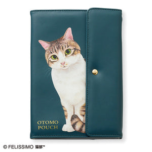 Felissimo貓部 日本正版 偷望貓貓萬用收納包 - 三款可選