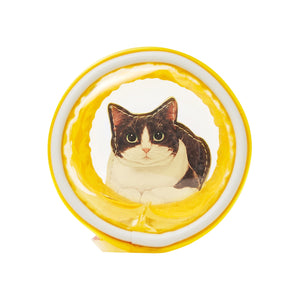 Felissimo貓部 日本正版 穿梭隧道! 令人想偷看的貓咪透明收納包 - 三款可選