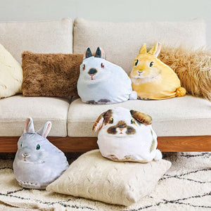 Felissimo YOU+MORE! 日本正版 悠然自得 兔子的柔軟抱枕 - 四款可選