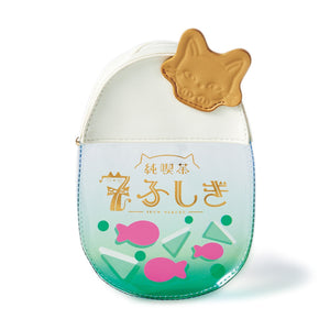 【預訂】Felissimo貓部 日本正版 「純喫茶 7不可思議」在蘇打水暢遊的果凍魚收納包 -三款可選