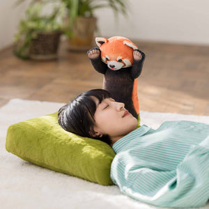 Felissimo YOU+MORE! 日本正版 被小熊貓威嚇的午睡用抱枕