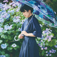 將圖片載入圖庫檢視器 Felissimo YOU+MORE! 日本正版 在下雨的天空中盛放 繡球花的雨傘 - 三款可選
