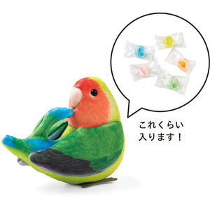 Felissimo YOU+MORE! ×小鳥部 日本正版 令人心動的可愛姿態 ！鬆軟的鸚鵡收納包 - 四款可選