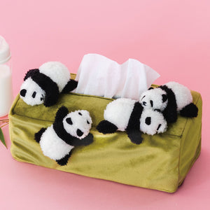 Felissimo YOU+MORE! 日本正版 熊貓寶寶盒裝紙巾套