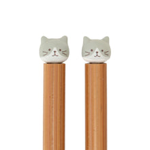 將圖片載入圖庫檢視器 【預訂】Fuku Fuku Nyanko 日本製 貓頭天然竹製抗菌長筷子 - 三款可選
