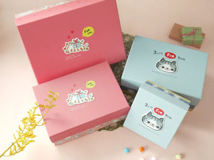 O-CAT不理貓 台灣直送 上下蓋收納禮物盒（M） -兩款可選
