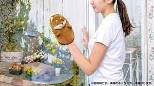 【40%OFF】LIV HEART 日本正版「恰眼瞓NEMU NEMU」柴犬家居清潔除塵手套刷 （S/M）