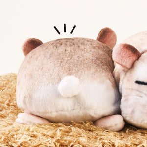 Felissimo YOU+MORE! 日本正版 聚在一起睡覺的倉鼠盒裝紙巾套