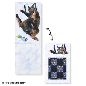 Felissimo貓部 日本製 睡在日式被褥的貓咪便箋簿 Memo Pad- 六款可選