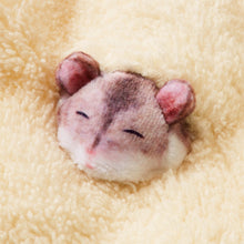 將圖片載入圖庫檢視器 Felissimo YOU+MORE! 日本正版 埋在木屑中睡覺的倉鼠手帕毛巾仔 - 四款可選
