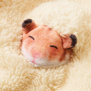 Felissimo YOU+MORE! 日本正版 埋在木屑中睡覺的倉鼠手帕毛巾仔 - 四款可選