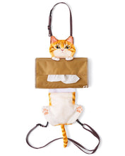 將圖片載入圖庫檢視器 【預訂】Felissimo貓部 日本製 來玩吧喵～貓咪家居/車後座用懸掛式紙巾套 - 三款可選
