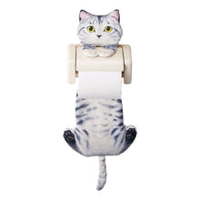 將圖片載入圖庫檢視器 Felissimo貓部 日本製 匿喺廁紙後面偷望你！頑皮小貓廁紙架套 - 三款可選
