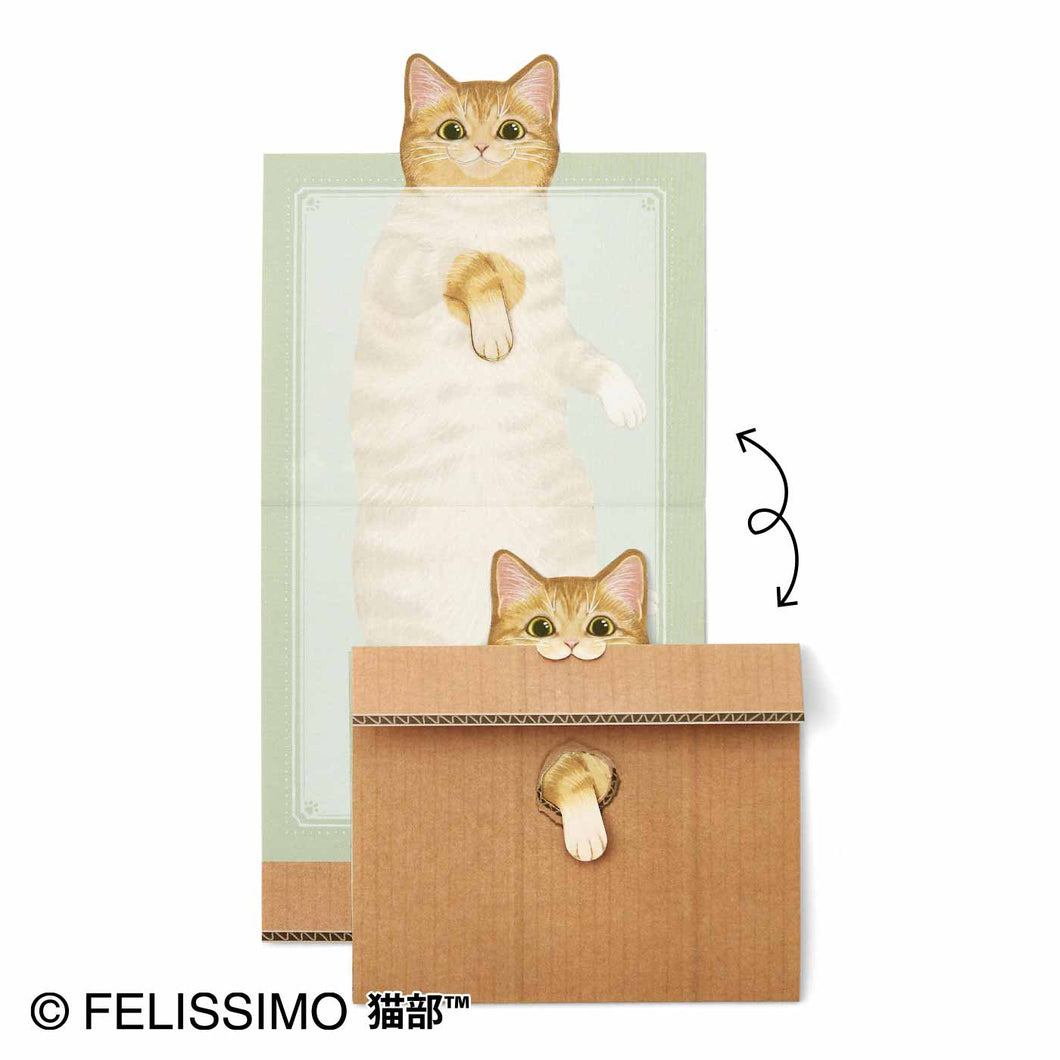 Felissimo貓部 日本正版 喵星人約您去玩~ 可愛貓咪便箋簿 - 四款可選